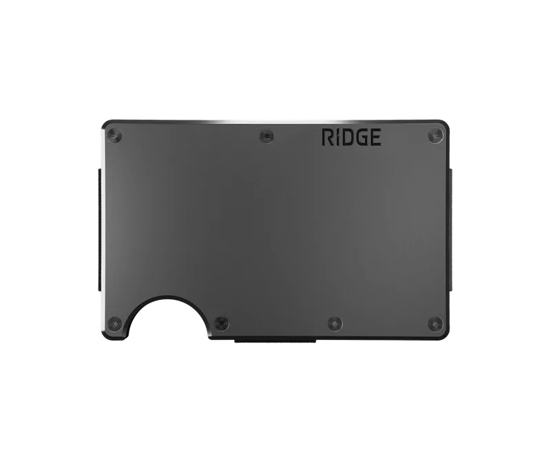 Gunmetal Aluminum Wallet